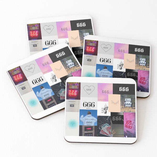 Item preview, 666 angel number aesthetic collage designed and sold by morgananjos.