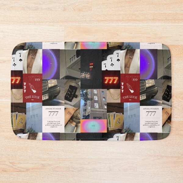 Item preview, 777 angel number aesthetic collage designed and sold by morgananjos.