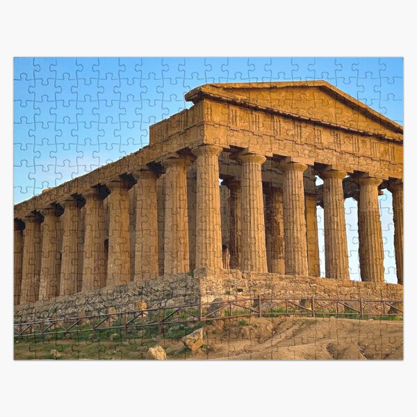 Temple of Concordia - Valley of the Temples - Agrigento - Scilly - Italy Jigsaw Puzzle