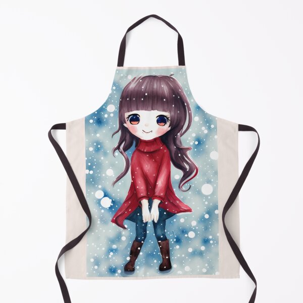 Item preview, Kawaii chibi anime winter wonderland 2 designed and sold by i-cottagedesign.