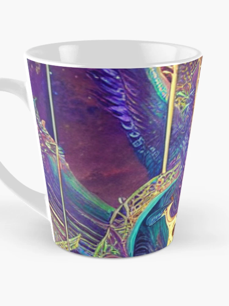 Aperçu 3 sur 4. Mug à café avec l'œuvre Blue Wing Guitar créée et vendue par Sub-Ruminations.