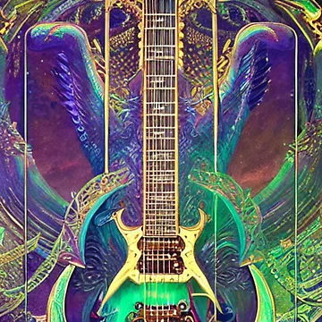 Vorschaubild zum Design Blue Wing Guitar von Sub-Ruminations