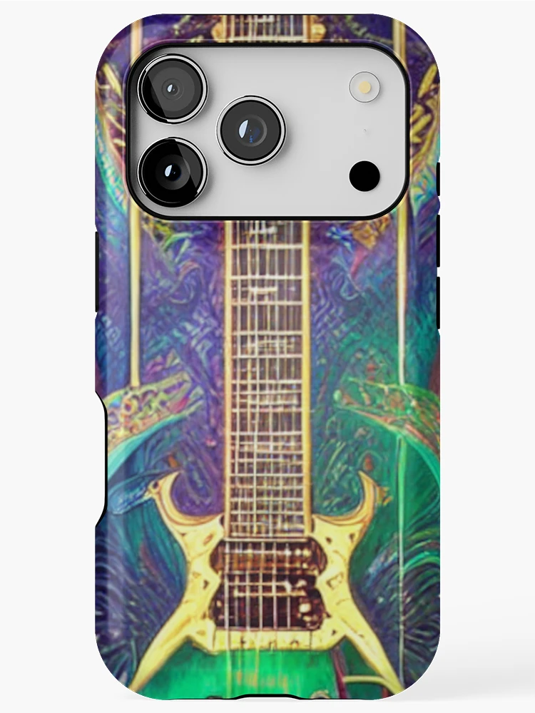 Imagen 1 de 4, Funda de iPhone con la obra Blue Wing Guitar, diseñada y vendida por Sub-Ruminations.
