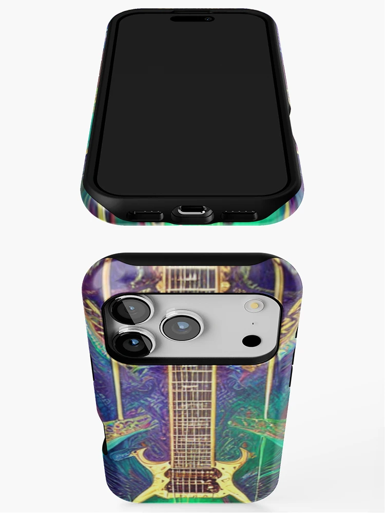 Imagen 3 de 4, Funda de iPhone con la obra Blue Wing Guitar, diseñada y vendida por Sub-Ruminations.
