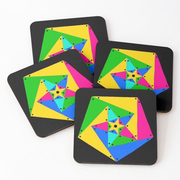 Item preview, Five star polygon art designed and sold by annasofia.