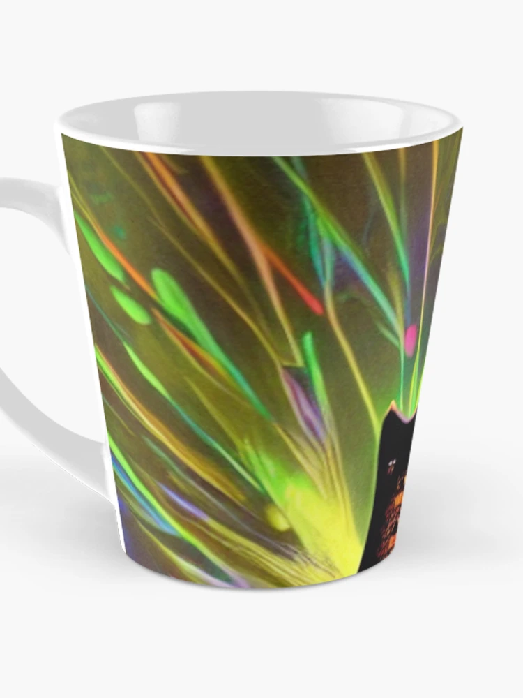 Aperçu 3 sur 4. Mug à café avec l'œuvre Dark Jam créée et vendue par Sub-Ruminations.