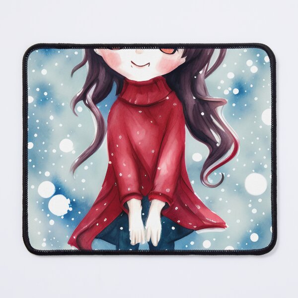 Item preview, Kawaii chibi anime winter wonderland 2 designed and sold by i-cottagedesign.