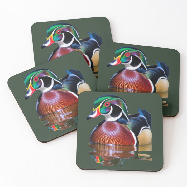 Item preview, Amazing Colorful Wood Duck and Reflection for Duck Hunters designed and sold by LifeCrush.