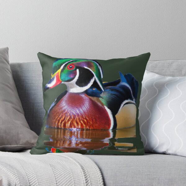 Item preview, Amazing Colorful Wood Duck and Reflection for Duck Hunters designed and sold by LifeCrush.