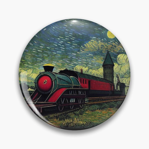 Item preview, Starry Night Wizarding Express Train designed and sold by GrassrootsGreen.