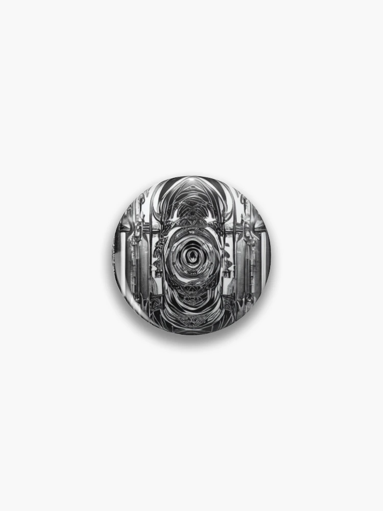 Aperçu 1 sur 3. Badge avec l'œuvre Gray Archway créée et vendue par Sub-Ruminations.