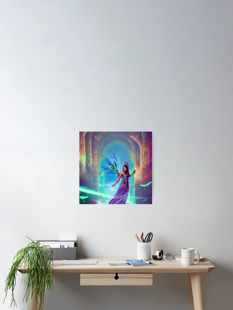 Aperçu 2 sur 3. Poster avec l'œuvre Lavender Flow créée et vendue par Sub-Ruminations.