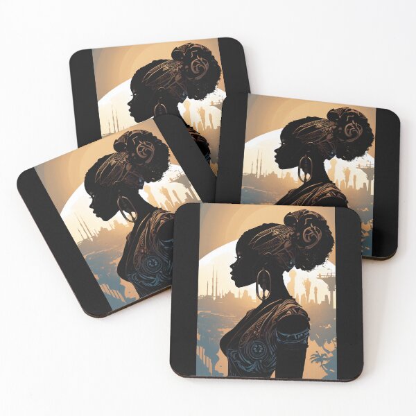 Item preview, Afrofuturism Art designed and sold by MidJourneymen.