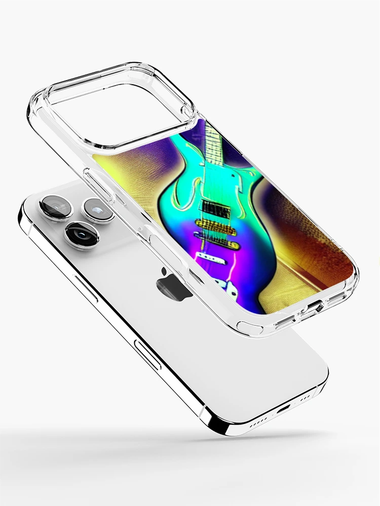 Aperçu 2 sur 5. Coque iPhone avec l'œuvre Melting Guitar créée et vendue par Sub-Ruminations.