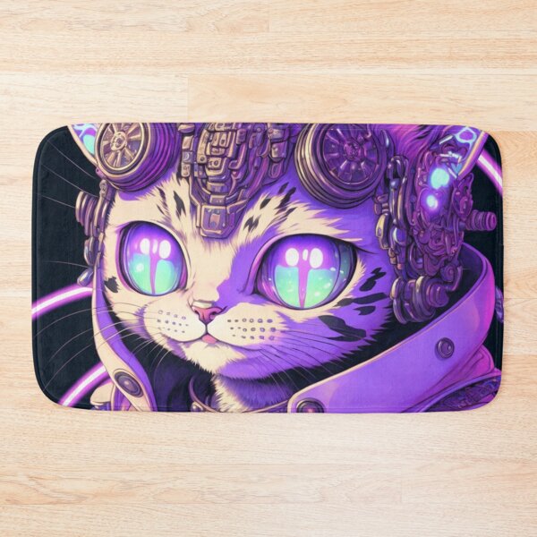 Item preview, cute cat ( cyberpunk future ) designed and sold by jjcat13.