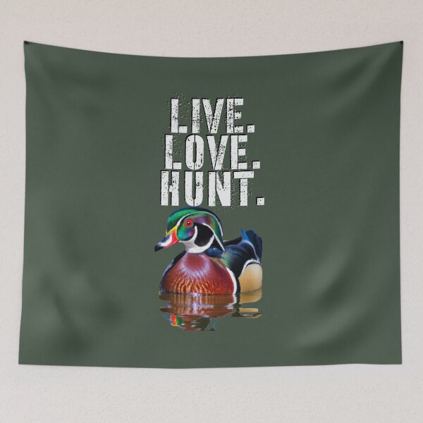 Item preview, Amazing Colorful Wood Duck for Duck Hunters, Live Love Hunt designed and sold by LifeCrush.