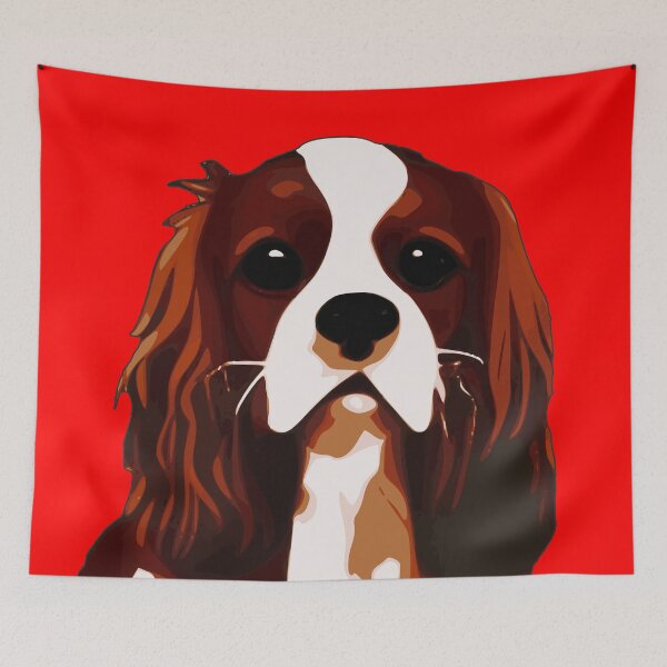 Aperçu de l'œuvre cavalier roi Charles Spaniel créée et vendue par dogpopart.