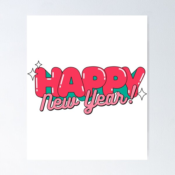 Item preview, Happy New Year designed and sold by Adamsartshop.