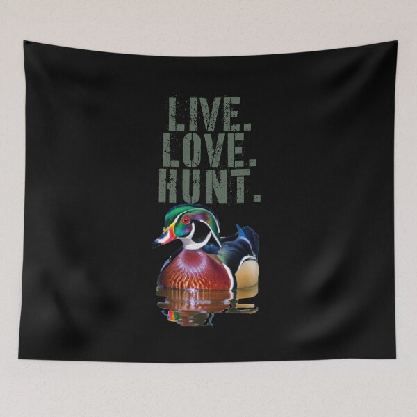 Item preview, Amazing Colorful Wood Duck for Duck Hunters, Live Love Hunt designed and sold by LifeCrush.