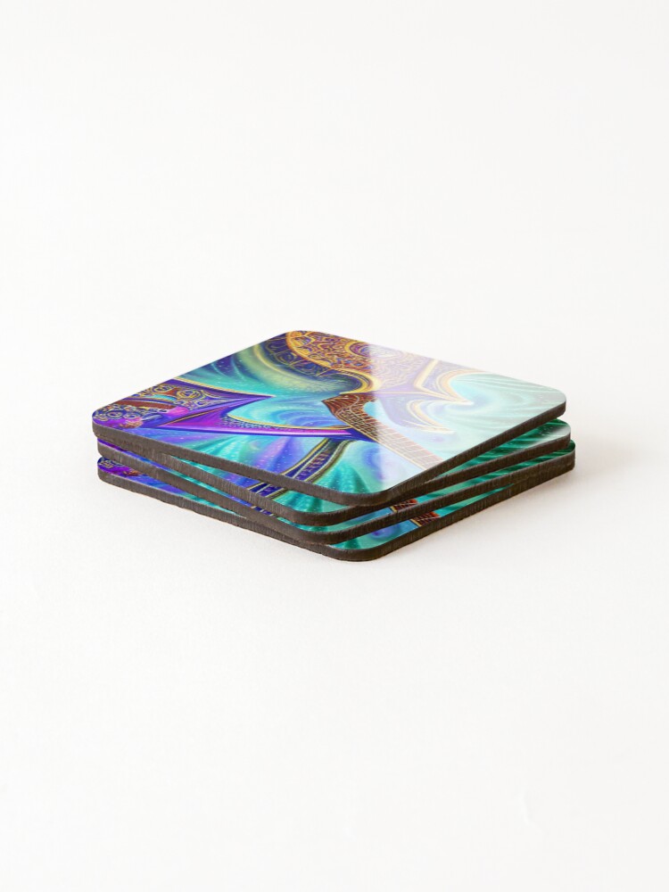 Thumbnail 4 of 5, Coasters (Set of 4), Musical Fracture designed and sold by Sub-Ruminations.