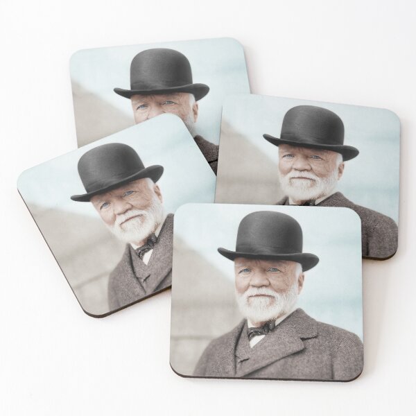 Item preview, Andrew Carnegie Portrait - 1913 - Colorized designed and sold by warishellstore.
