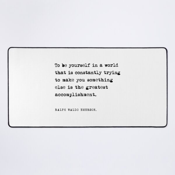 Item preview, To Be Yourself, Ralph Waldo Emerson Quote designed and sold by corbrand.
