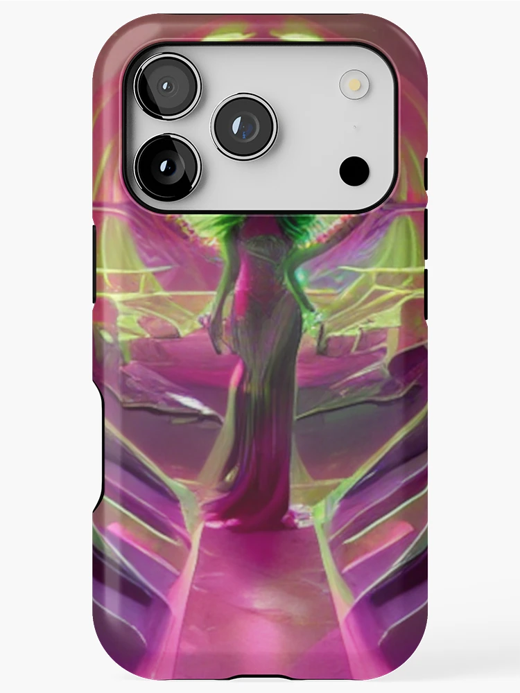 Imagen 1 de 4, Funda de iPhone con la obra Pink Crystal Realm, diseñada y vendida por Sub-Ruminations.
