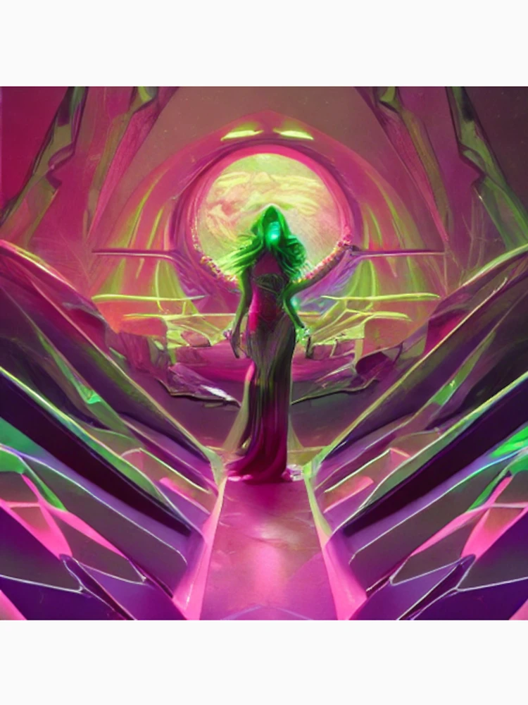Aperçu 6 sur 6. Sweat à capuche épais avec l'œuvre Pink Crystal Realm créée et vendue par Sub-Ruminations.