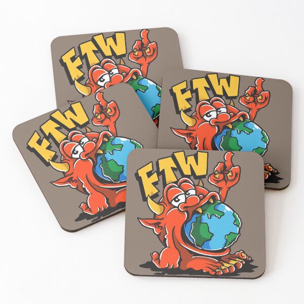Item preview, F*ck The World, Devil, Funny Devil, World designed and sold by CartoonStarsStd.