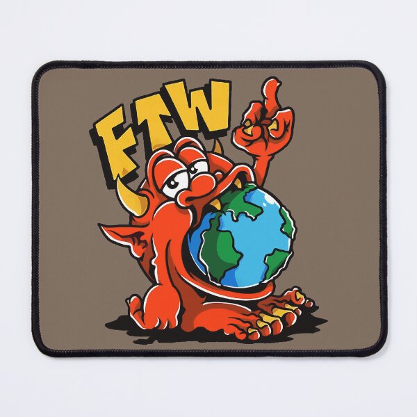 Item preview, F*ck The World, Devil, Funny Devil, World designed and sold by CartoonStarsStd.