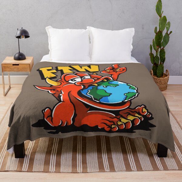 Item preview, F*ck The World, Devil, Funny Devil, World designed and sold by CartoonStarsStd.