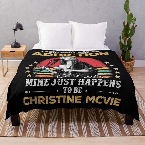Item preview, Christine McVie Perfect Everybody has an addiction mine just happens to be Christine Mcvie R.I.P Signature Vintage Retro Rock Pop Music designed and sold by RonZimmerman.