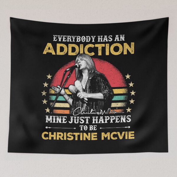Item preview, Christine McVie Perfect Everybody has an addiction mine just happens to be Christine Mcvie R.I.P Signature Vintage Retro Rock Pop Music designed and sold by RonZimmerman.