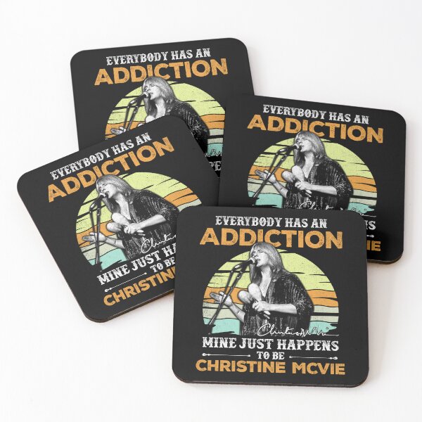 Item preview, Christine McVie Perfect Everybody has an addiction mine just happens to be Christine Mcvie R.I.P Signature Retro Vintage Rock Pop Music designed and sold by RonZimmerman.