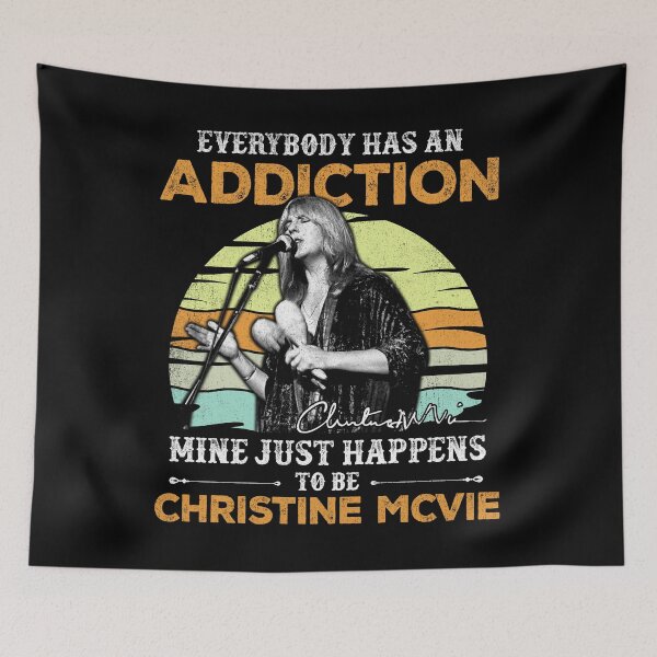 Item preview, Christine McVie Perfect Everybody has an addiction mine just happens to be Christine Mcvie R.I.P Signature Retro Vintage Rock Pop Music designed and sold by RonZimmerman.
