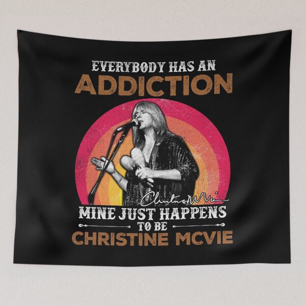 Item preview, Christine McVie Perfect Everybody has an addiction mine just happens to be Christine Mcvie R.I.P Signature Retro Vintage Rock Pop Music designed and sold by RonZimmerman.