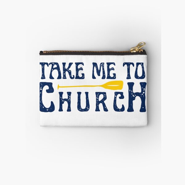 Artikelvorschau, Kajak bringt mich zum Aufkleber der Kirche im Freien entworfen und verkauft von paddlesmack.