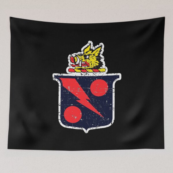 Item preview, USN VFA-11 Strike Fighter Squadron - Red Rippers - Shield Grunge Style designed and sold by pzd501.