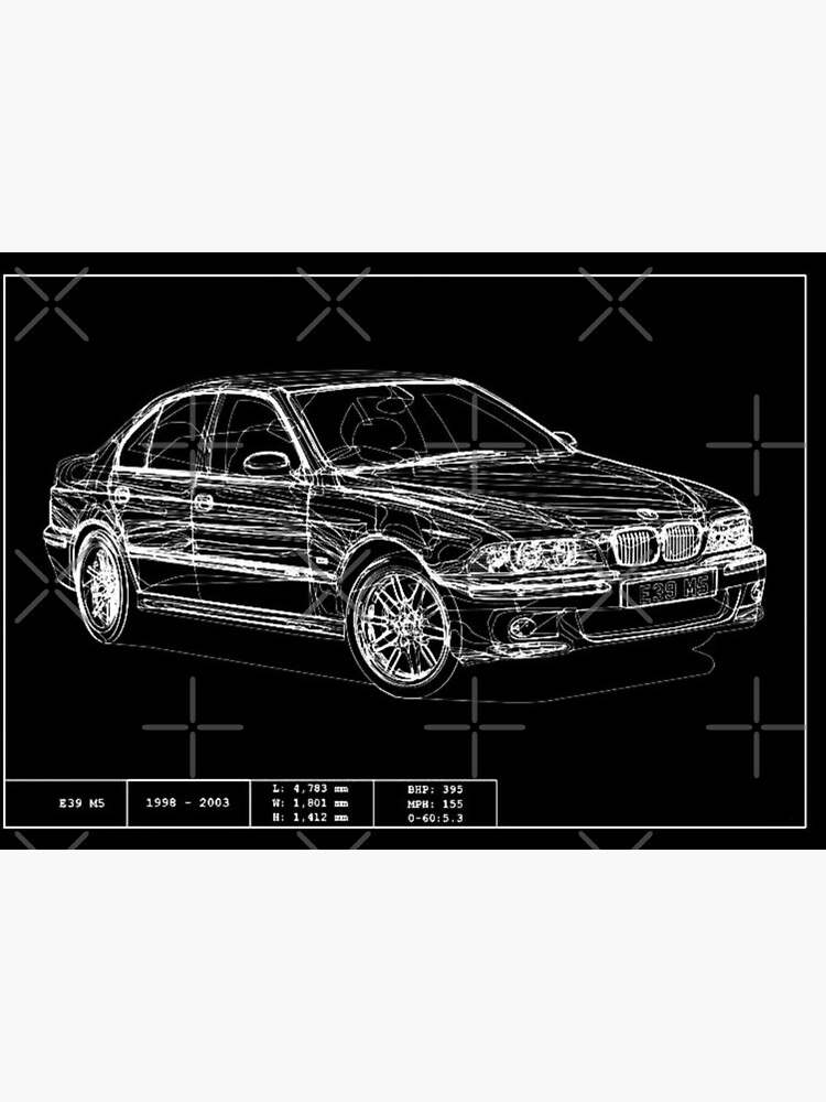 BMW M5 (E39) Black - Bmw M5 - T-Shirt