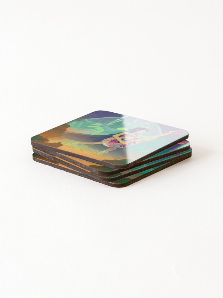 Thumbnail 4 of 5, Coasters (Set of 4), Rocking The Aether designed and sold by Sub-Ruminations.