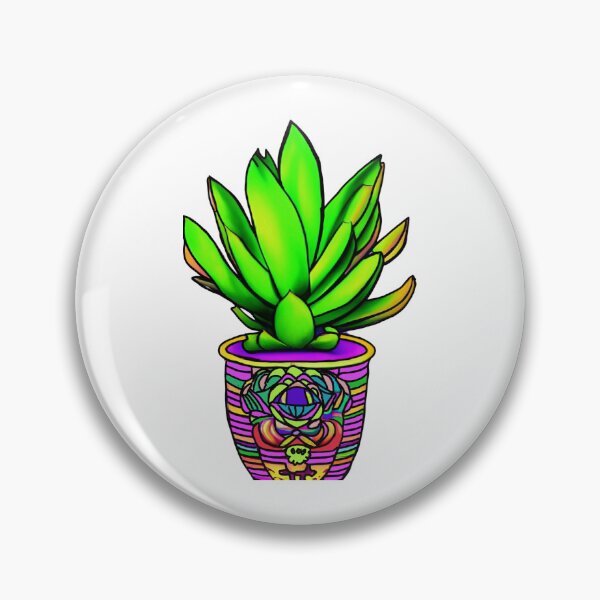 Item preview, Bright succulent plant in the pot designed and sold by Gala-life1.
