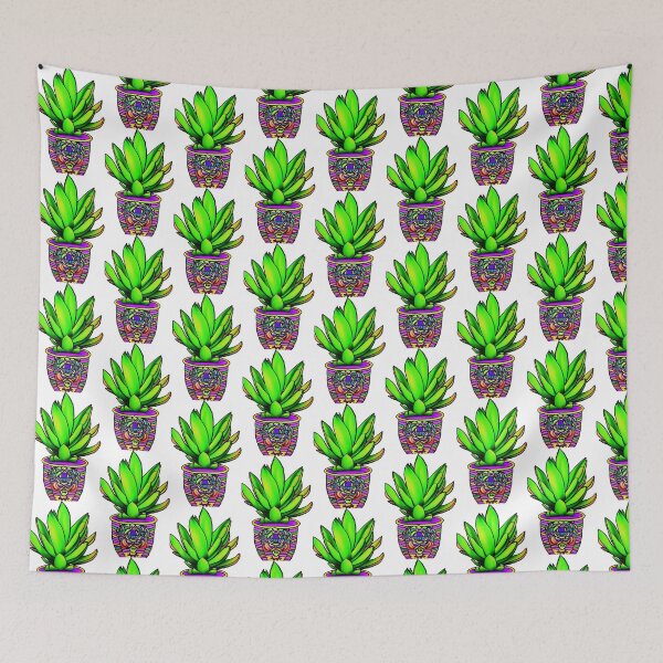 Item preview, Bright succulent plant in the pot designed and sold by Gala-life1.