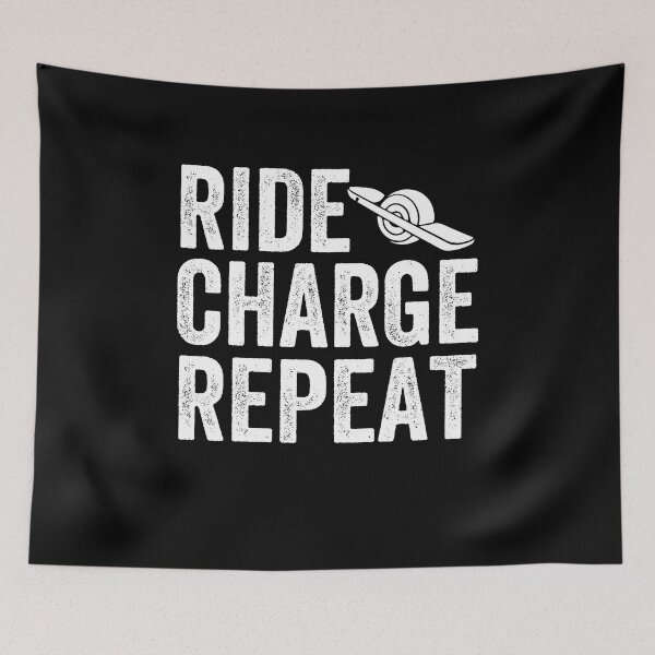 Item preview, ride charge repeat funny onewheel design  designed and sold by QUEEN-WIVER.