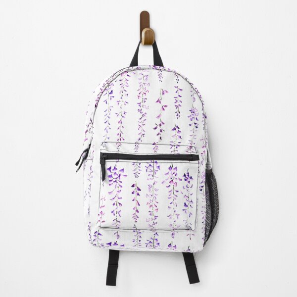 Item preview, purple wisteria pattern watercolor designed and sold by ColorandColor.