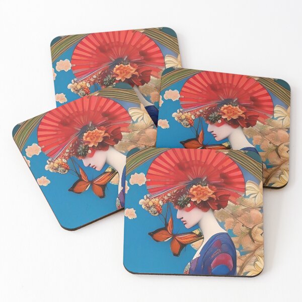 Item preview, Floral Surreal Pop Art Japanese  designed and sold by ZiolaRosa.