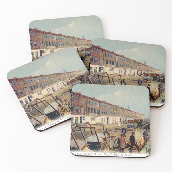 Item preview, 1905 Early Morning Scene, North End Wharf, Boston designed and sold by historicimage.