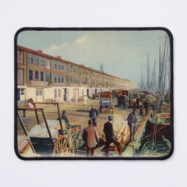 Item preview, 1905 Early Morning Scene, North End Wharf, Boston designed and sold by historicimage.