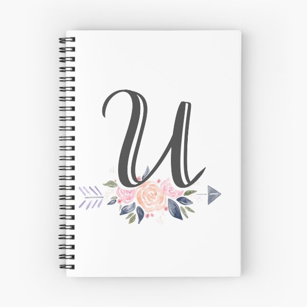 Item preview, Copy of Letter U Monogram Watercolor Roses designed and sold by MandyRosko.