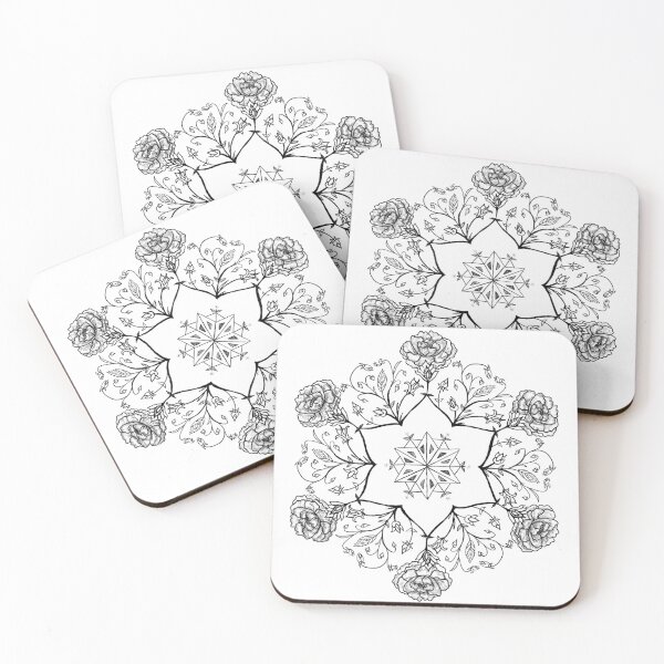 Item preview, Agra Inspired Mughal Design Floral  designed and sold by Avika D.