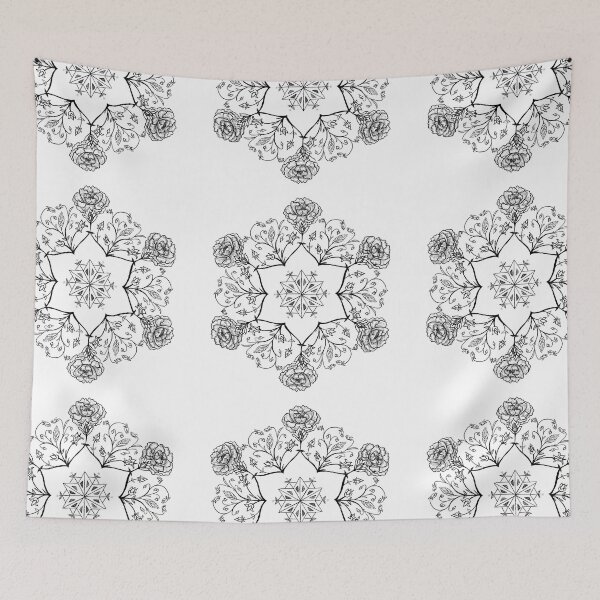 Item preview, Agra Inspired Mughal Design Floral  designed and sold by Avika D.
